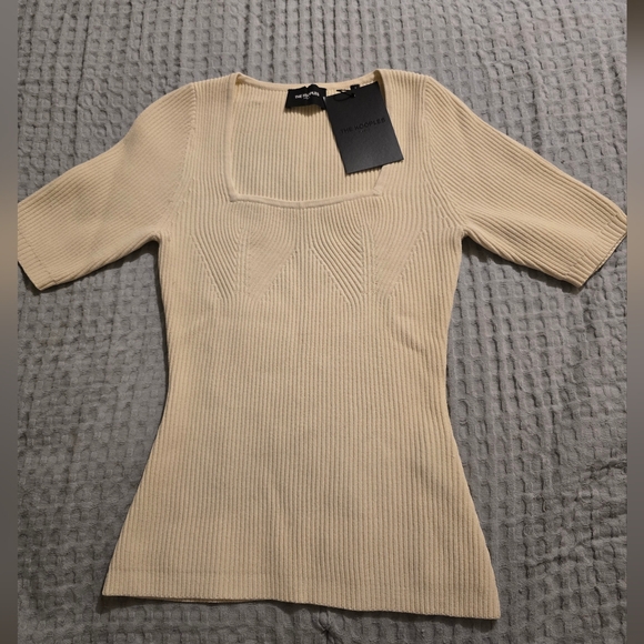 NWT The Kooples Ribbed Top - Picture 4 of 12